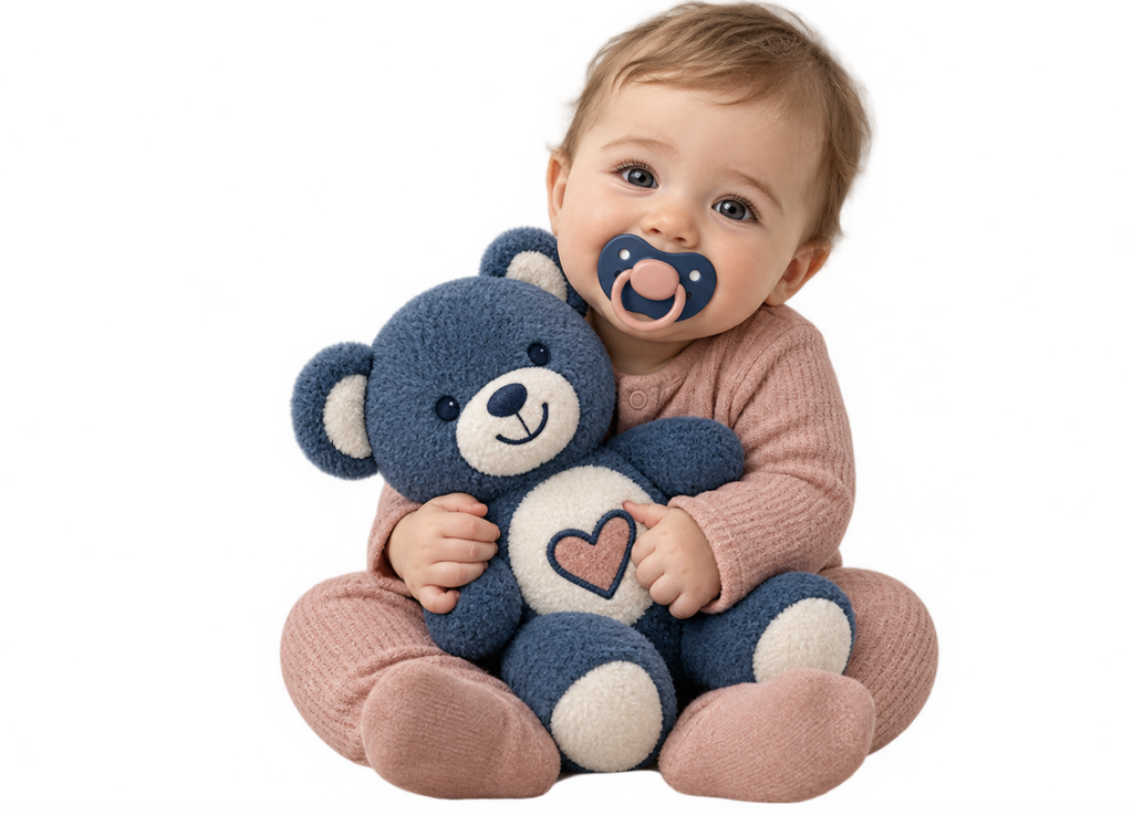 tétine et doudou